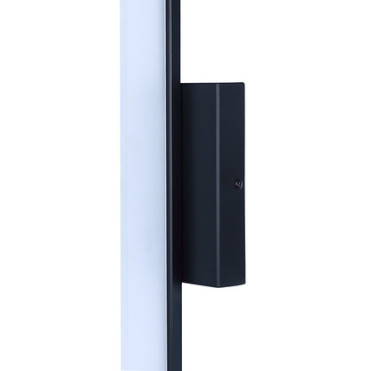 Canarm Madison 24.13in 1-Light LED Vanity Light | Modern Matte Black Steel | Bathroom & Dressing Area | 24.13 x 3.75 x 4.38 in | Model LVL327A24BK