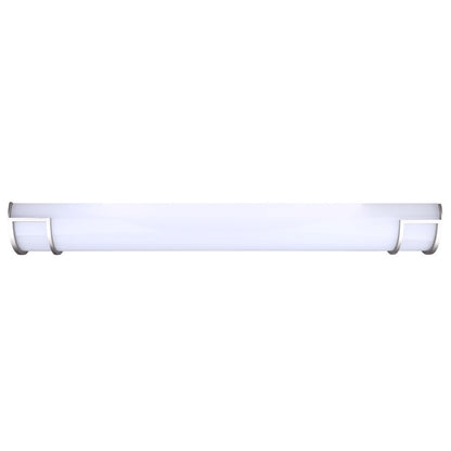 Canarm Madison 36.75in 1-Light LED Bathroom Vanity | Modern Brushed Nickel and Frosted Acrylic | Bathroom Grooming & Makeup | Model LVL328A36BN