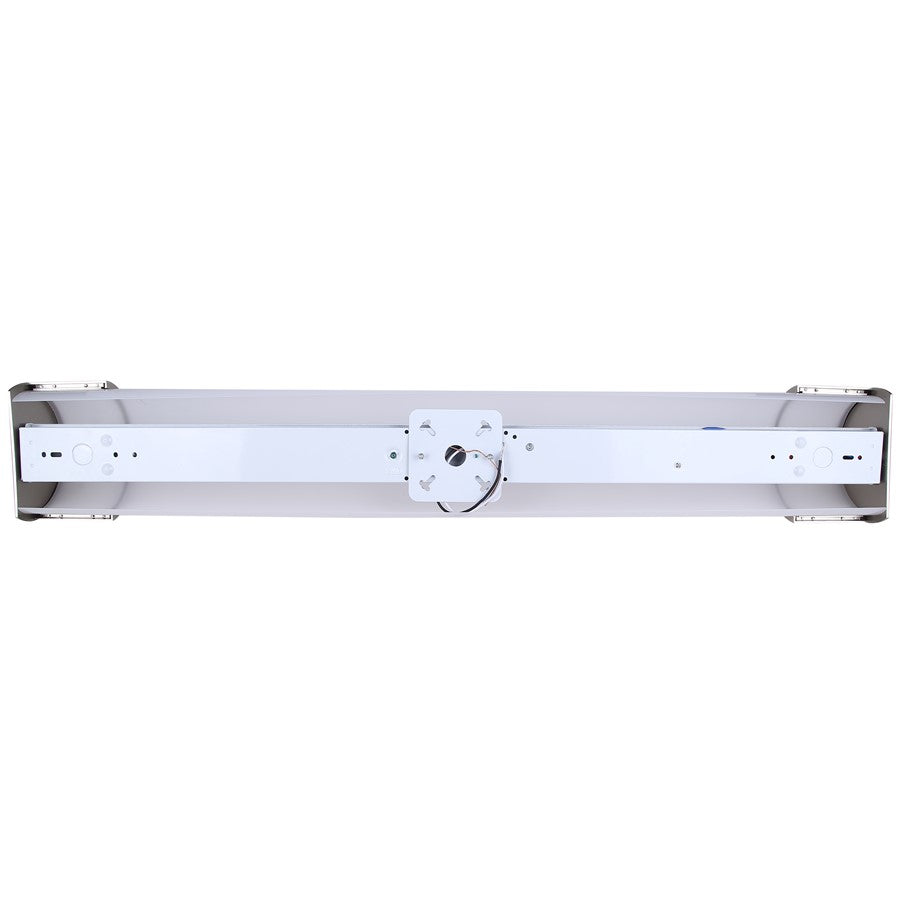 Canarm Madison 36.75in 1-Light LED Bathroom Vanity | Modern Brushed Nickel and Frosted Acrylic | Bathroom Grooming & Makeup | Model LVL328A36BN