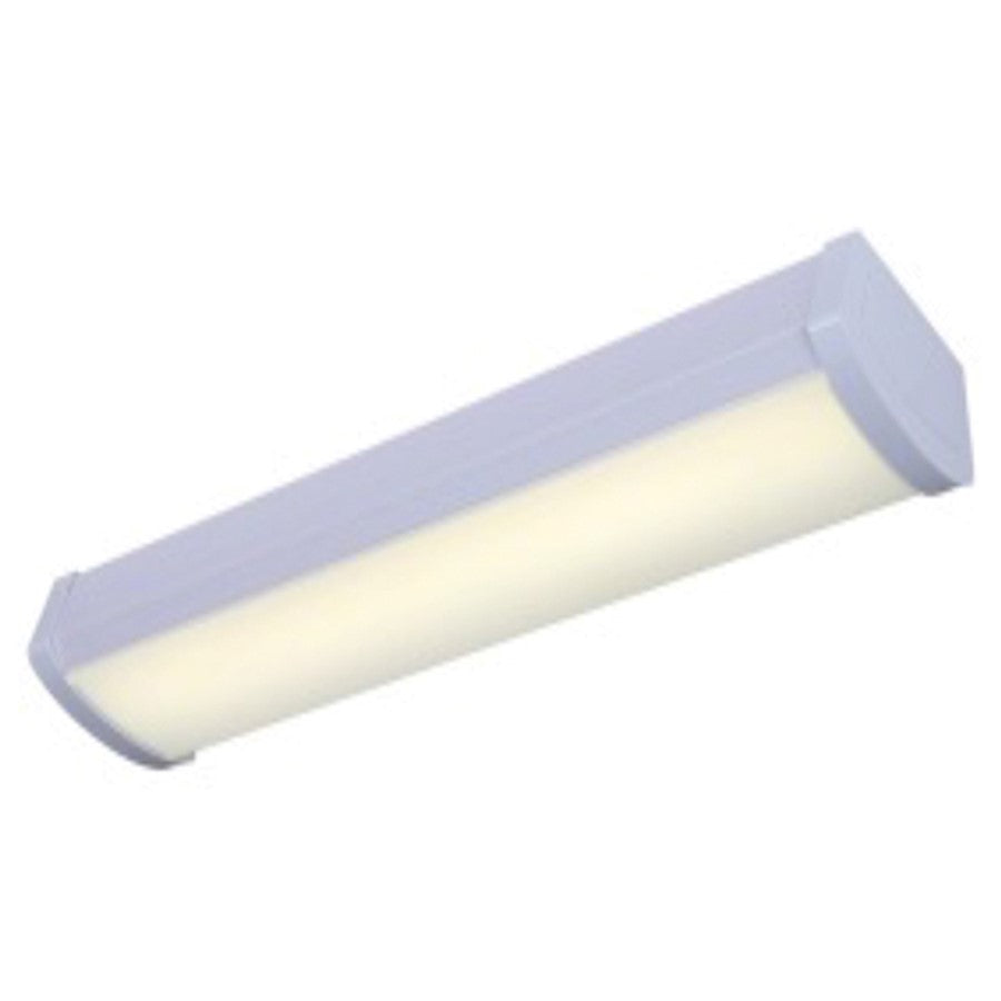 Canarm 24in LED Wrap Utility Light | White Acrylic Flush Mount | Garage, Laundry & Utility Rooms | 24.25 x 2.5 x 5.38 in | Model LW12A19