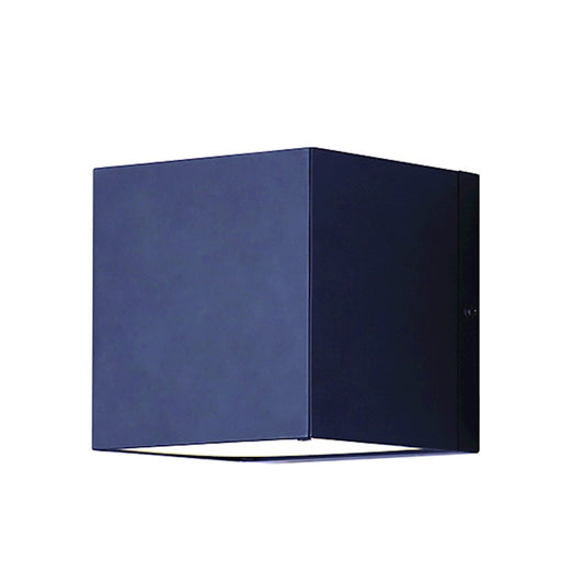 Canarm Alexia 4in LED Wall Sconce | Modern Matte Black and Acrylic | Bathroom & Hallway | 4 x 4 x 4 in, 13.5W Dimmable | Model LWF153BK