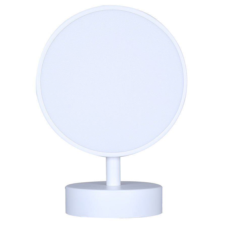 Canarm Zaria 8in 1-Light LED Wall Sconce | Modern Matte White Metal & Acrylic | Hallway & Bathroom Light | 800 Lumens, 3CCT | Model LWF281A01WH