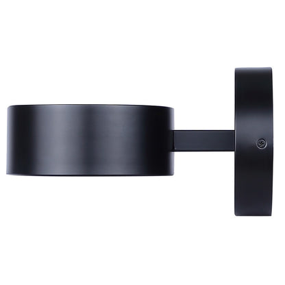 Canarm Montgomery 5.75in 1-Light LED Sconce | Minimalist Matte Black and Acrylic | Bedroom & Hallway | 5.75 x 9 x 5.12 in | Model LWF315A01BK
