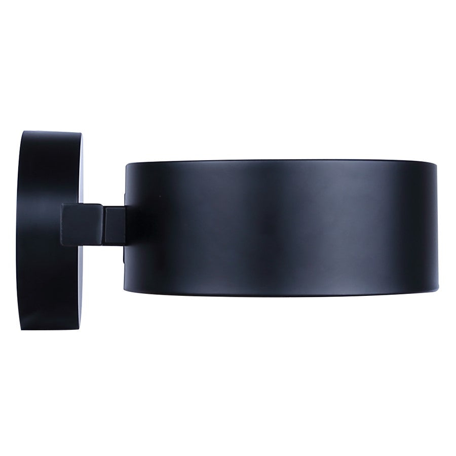 Canarm Montgomery 27.87in 3-Light LED Sconce | Modern Matte Black and Acrylic | Bathroom Vanity & Hallway | 27.87 x 8.37 x 5.12 in | Model LWF315A03BK