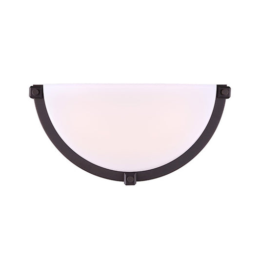 Canarm Cotter 13in 1-Light LED Wall Sconce | Oil Rubbed Bronze Metal | Hallway & Bedroom | 3.5 x 13 x 6.5 in | Model LWL147A13ORB