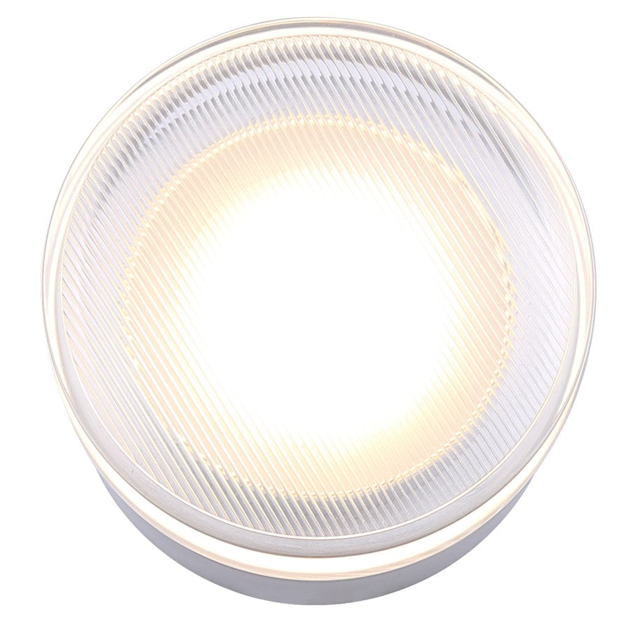 Canarm Benni 5in 1-Light LED Wall Sconce | Brushed Nickel and Acrylic Shade | Hallway & Entryway | 5.375 x 5.375 x 3.75 in | Model LWL296A05BN