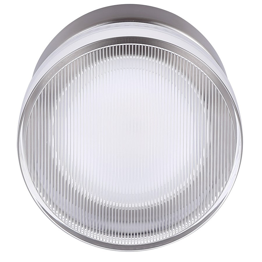 Canarm Benni 5in 1-Light LED Wall Sconce | Brushed Nickel and Acrylic Shade | Hallway & Entryway | 5.375 x 5.375 x 3.75 in | Model LWL296A05BN