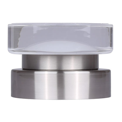 Canarm Benni 5in 1-Light LED Wall Sconce | Brushed Nickel and Acrylic Shade | Hallway & Entryway | 5.375 x 5.375 x 3.75 in | Model LWL296A05BN