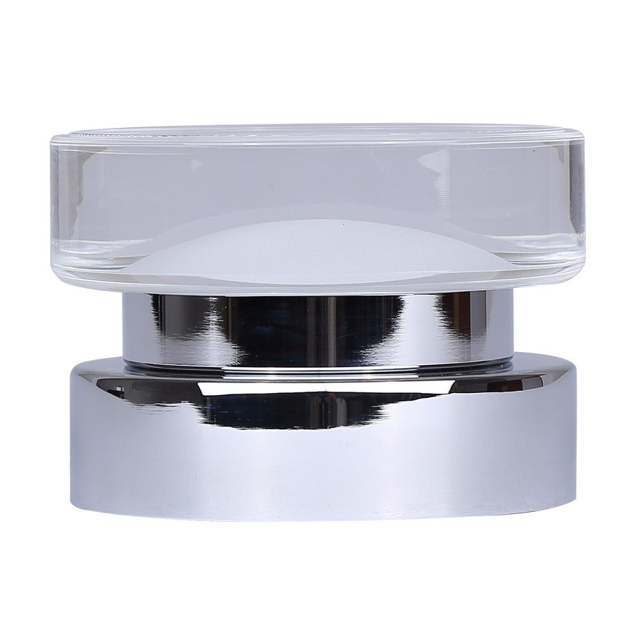 Canarm Benni 5in 1-Light LED Wall Sconce | Chrome and Acrylic Shade | Hallway & Entryway | 5.375 x 5.375 x 3.75 in | Model LWL296A05CH
