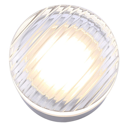 Canarm Benni 5in 1-Light Wall Sconce | Modern Brushed Nickel and Acrylic | Hallway & Bathroom | 5 x 5 x 3 in | Model LWL297A05BN