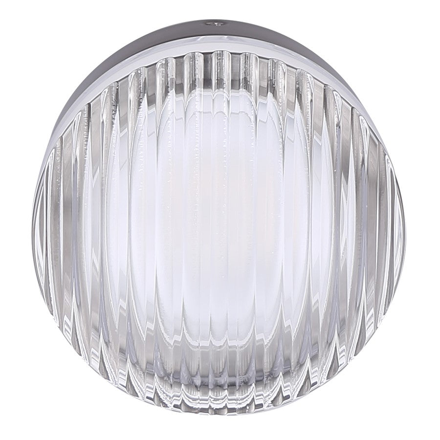 Canarm Benni 5in 1-Light Wall Sconce | Modern Brushed Nickel and Acrylic | Hallway & Bathroom | 5 x 5 x 3 in | Model LWL297A05BN