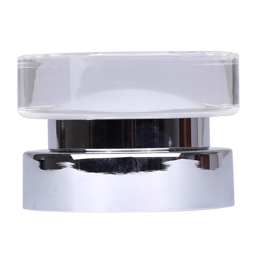 Canarm Benni 5in 1-Light Wall Sconce | Modern Chrome and Acrylic | Hallway & Bathroom | 5 x 5 x 3 in | Model LWL297A05CH