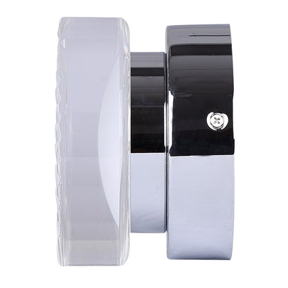 Canarm Benni 5in 1-Light Wall Sconce | Modern Chrome and Acrylic | Hallway & Bathroom | 5 x 5 x 3 in | Model LWL297A05CH