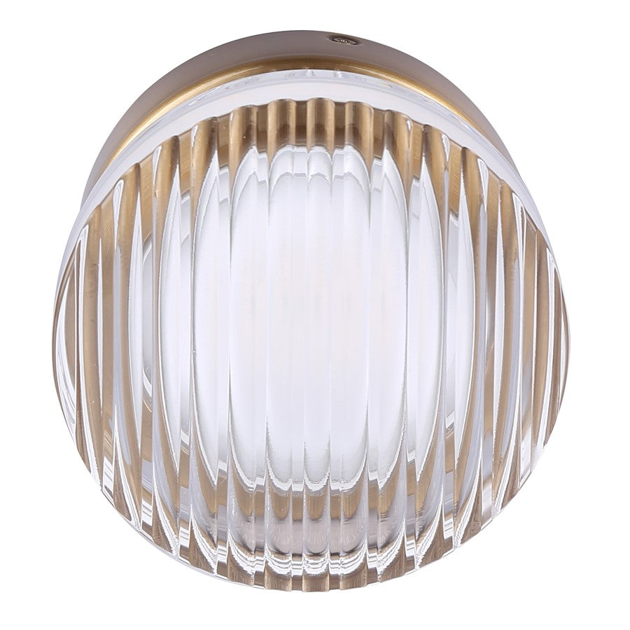 Canarm Benni 5in 1-Light Wall Sconce | Modern Gold and Acrylic | Hallway & Bathroom | 5 x 5 x 3 in | Model LWL297A05GD