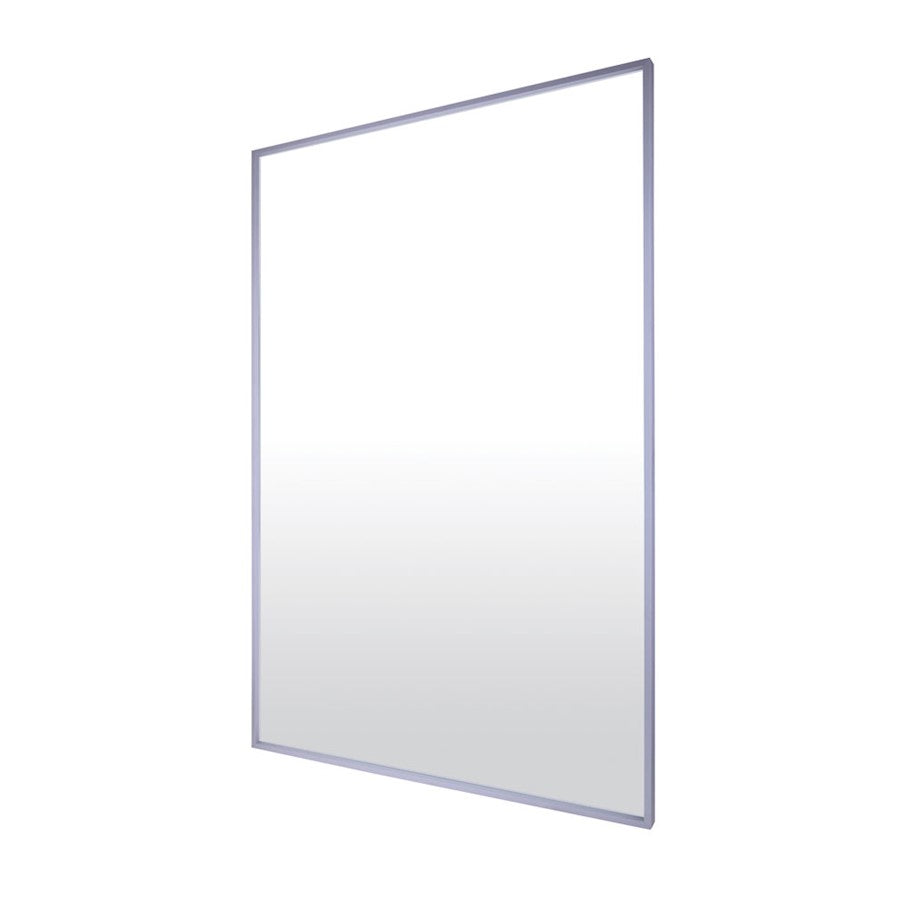 Canarm 24in Decor Mirror | Brushed Nickel Frame | Bathroom & Entryway Wall Mirror | 25 x 1 x 33 in | Model RT1BN2432