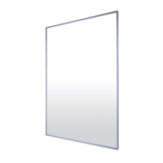 Canarm 24in Decor Mirror | Brushed Nickel Frame | Bathroom & Entryway Wall Mirror | 25 x 1 x 33 in | Model RT1BN2432