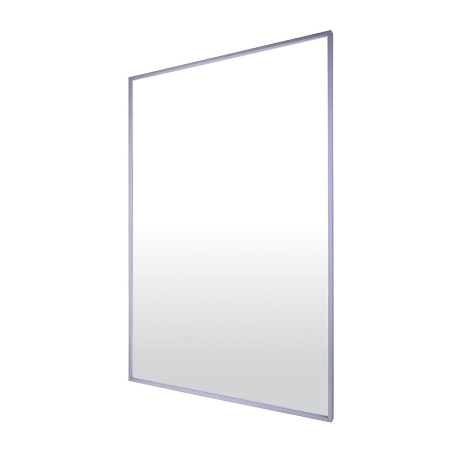 Canarm 28in Decor Mirror | Brushed Nickel Frame | Bathroom & Entryway Wall Mirror | 29 x 1 x 43 in | Model RT1BN2842