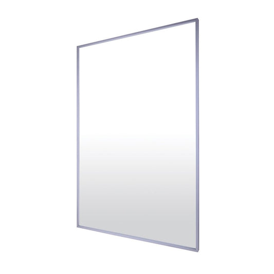 Canarm 28in Decor Mirror | Brushed Nickel Frame | Bathroom & Entryway Wall Mirror | 29 x 1 x 43 in | Model RT1BN2842