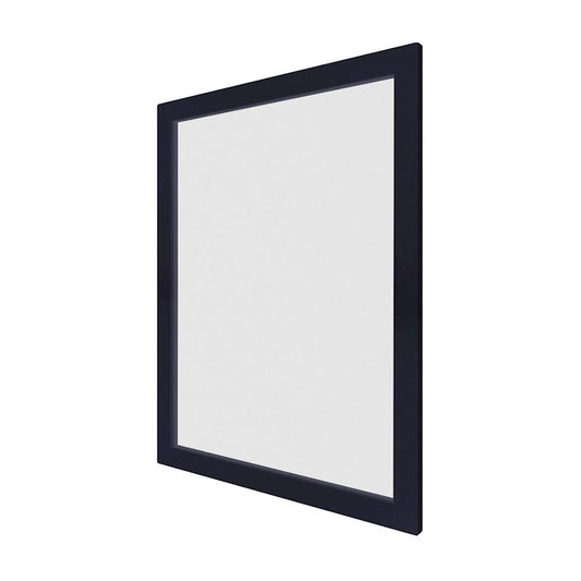 Canarm Bishop 36in Rectangular Wall Mirror | Matte Black Metal Frame | Bathroom & Entryway Accent | 36 x 28 x 1 in, Vertical Mount | Model RT2MBK2432