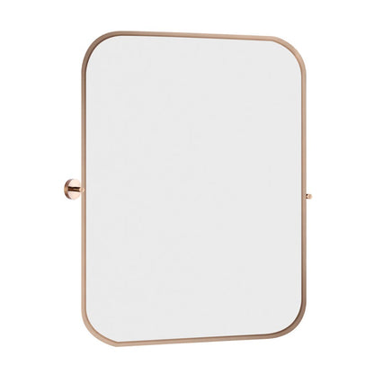 Canarm Cain 20in Round Wall Mirror | Gold Metal Frame | Bathroom & Entryway Accent | 20 x 4 x 23 in | Model RT31GD2023