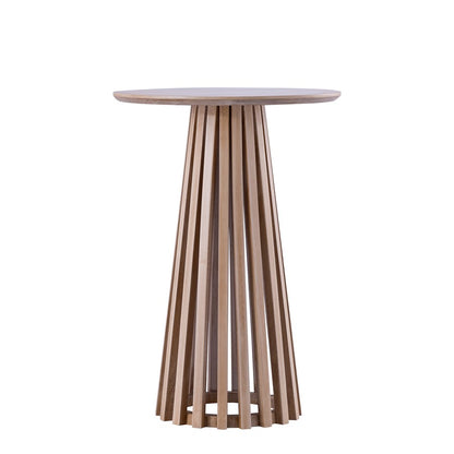 Canarm Lenan 22in Oak Coffee Table | Solid Wood Open Slat | Living Room & Bedroom Accent | 15.75 x 15.75 x 22.875 in | Model SC-104