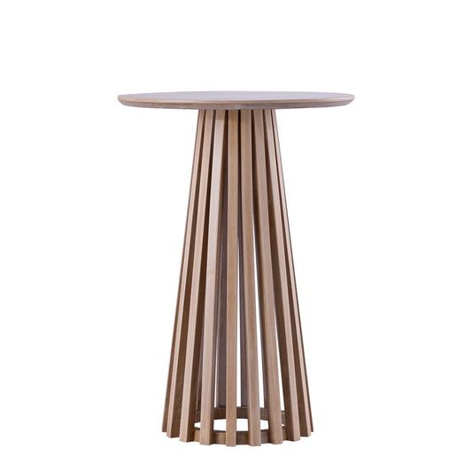 Canarm Lenan 22in Oak Coffee Table | Solid Wood Open Slat | Living Room & Bedroom Accent | 15.75 x 15.75 x 22.875 in | Model SC-104