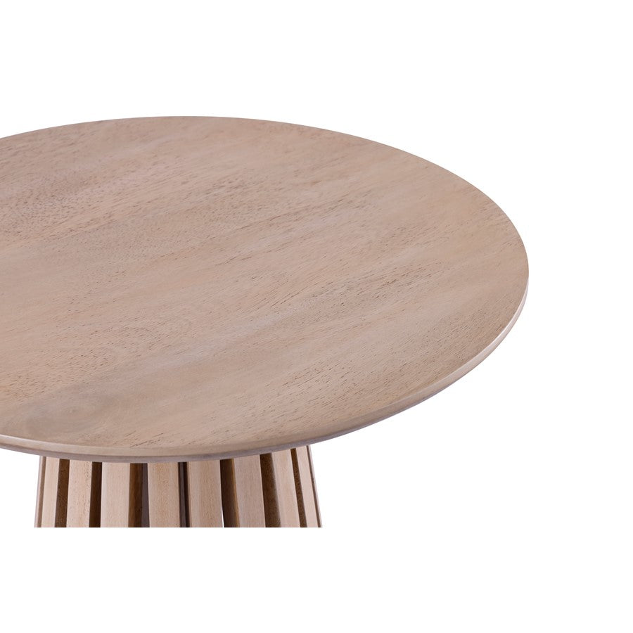 Canarm Lenan 22in Oak Coffee Table | Solid Wood Open Slat | Living Room & Bedroom Accent | 15.75 x 15.75 x 22.875 in | Model SC-104