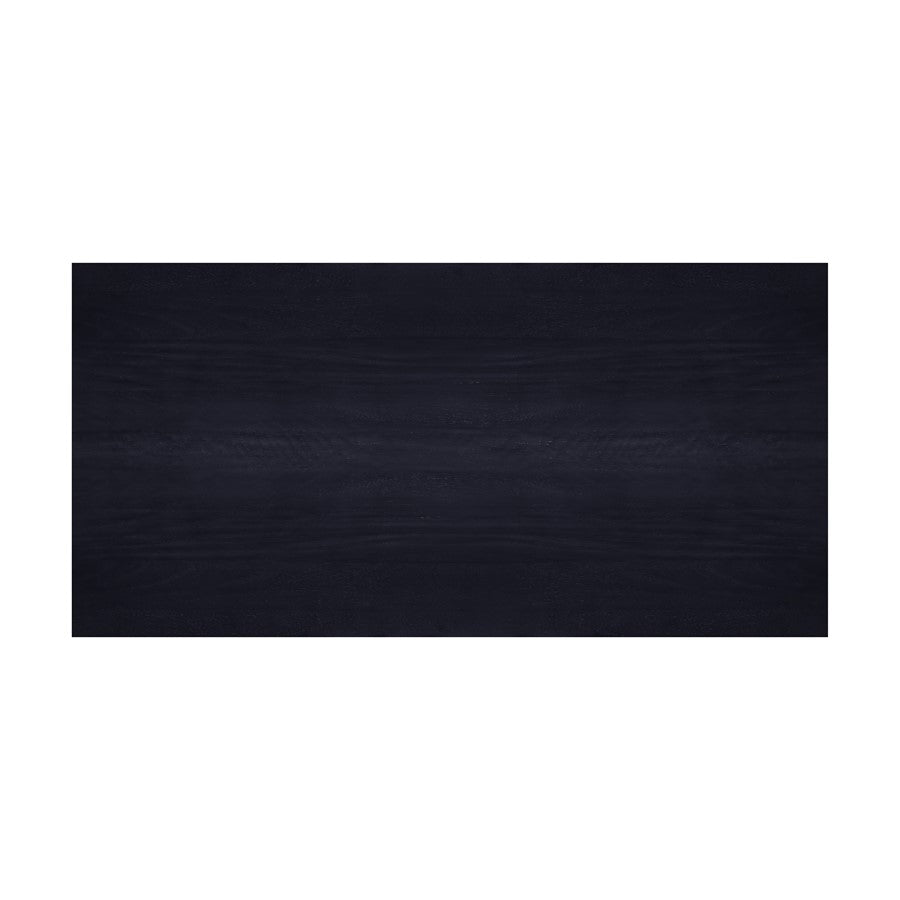 Canarm Mez 49in Black Iron Coffee Table | Modern Ribbed Design with Hidden Storage | Living Room & Office | 48.75 x 23.5 x 18 in | Model SC-105