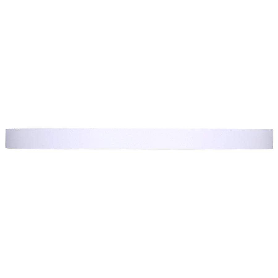 Canarm Madison 12in 1-Light Flush Mount | White Dimmable LED | Bathroom & Hallway | 11.81 x 11.81 x 1.26 in | Model SMD1225WH