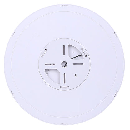 Canarm Madison 12in 1-Light Flush Mount | White Dimmable LED | Bathroom & Hallway | 11.81 x 11.81 x 1.26 in | Model SMD1225WH