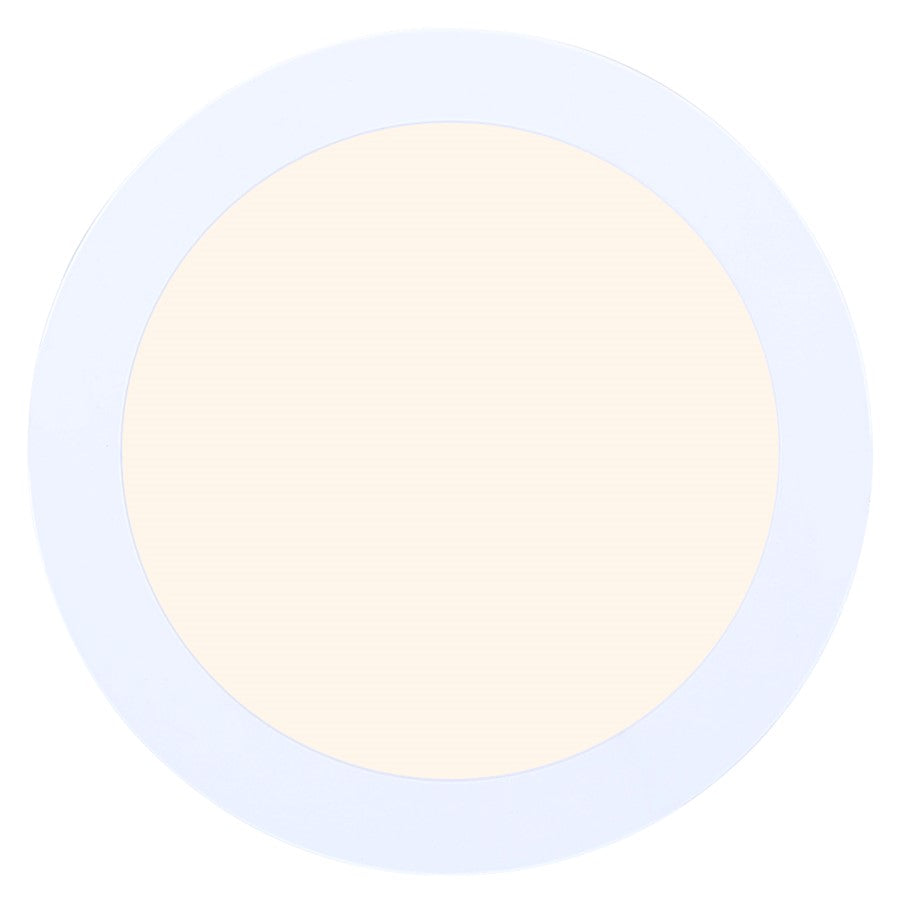 Canarm Madison 7in 1-Light Flush Mount | White Dimmable LED | Hallway & Closet | 7.01 x 7.01 x 0.67 in | Model SMD712WH
