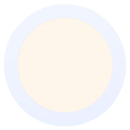 Canarm Madison 7in 1-Light Flush Mount | White Dimmable LED | Hallway & Closet | 7.01 x 7.01 x 0.67 in | Model SMD712WH