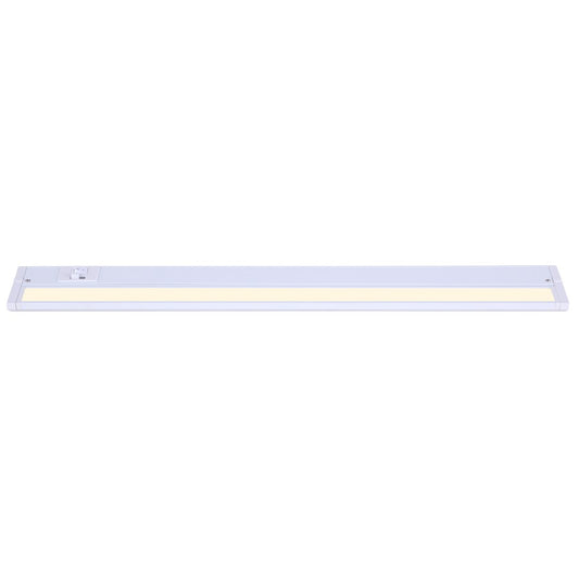 Canarm UCL 20in LED Undercabinet Light | Matte White Finish | Kitchen & Workspace Task Light | 20 x 3 x 44259 in | Model UCL-54-20WH