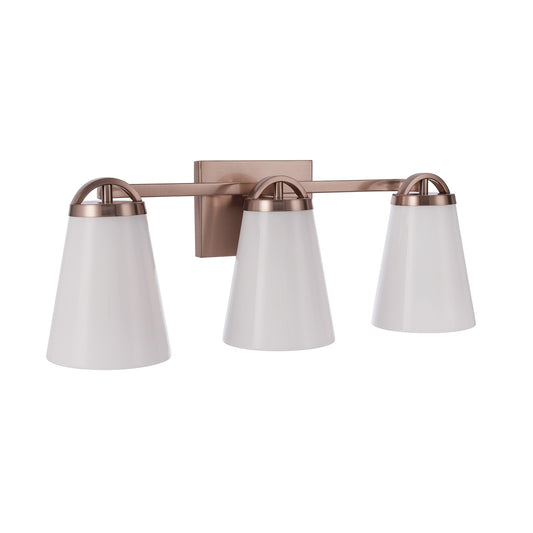 Craftmade Zane 3 Lt Vanity, Premium Bronze