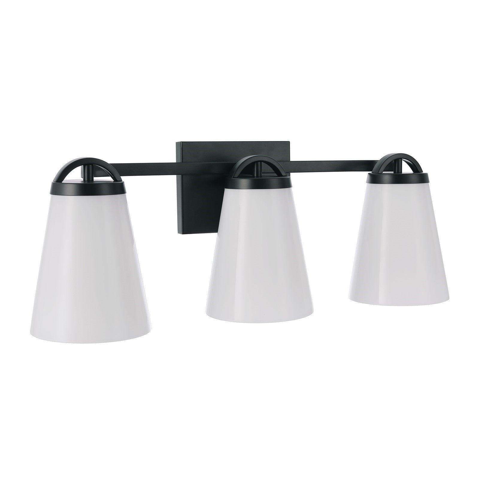 Craftmade Zane 3 Lt Vanity, Flat Black