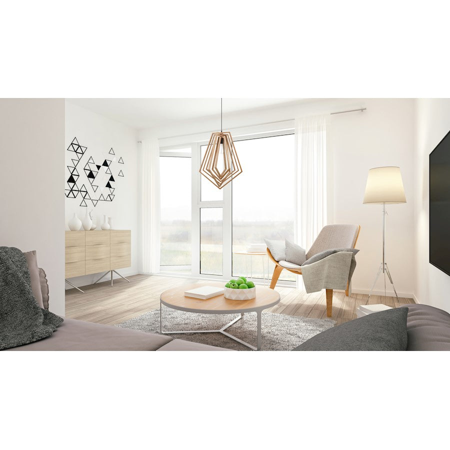 1 Light Pendant, Espresso