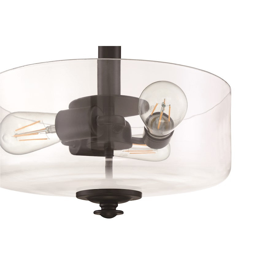Craftmade Dardyn 3 Light Convertible Semi Flush Pendant