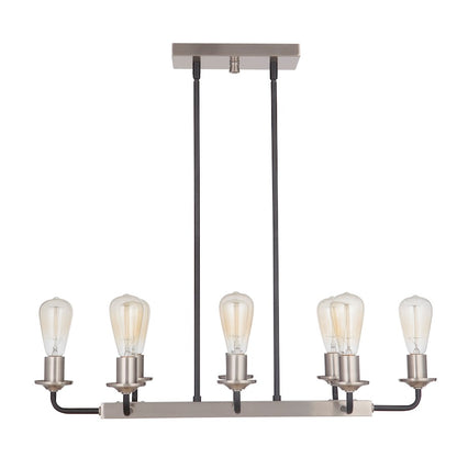 Craftmade Randolph 8 Light Island, Black