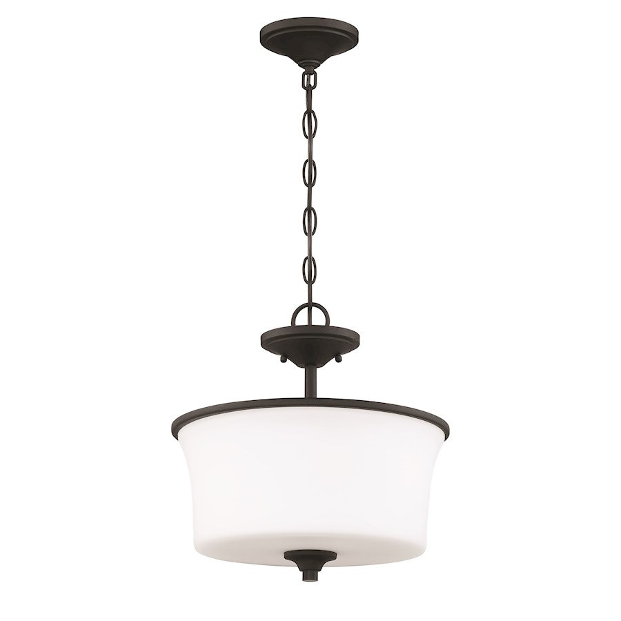 Craftmade Gwyneth 2 Light Semi Flush Mount/Pendant