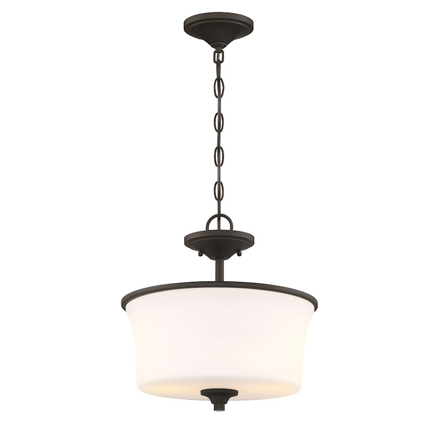 Craftmade Gwyneth 2 Light Semi Flush Mount/Pendant