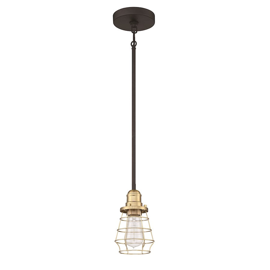 1 Light Mini Pendant, Black