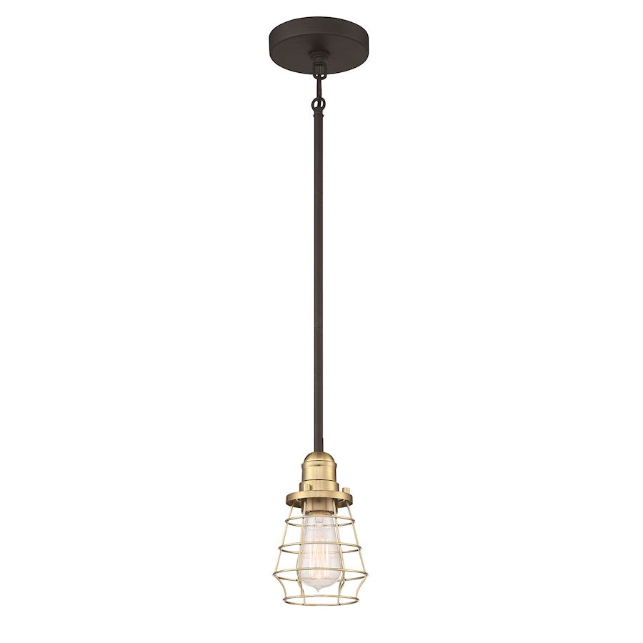 1 Light Mini Pendant, Black