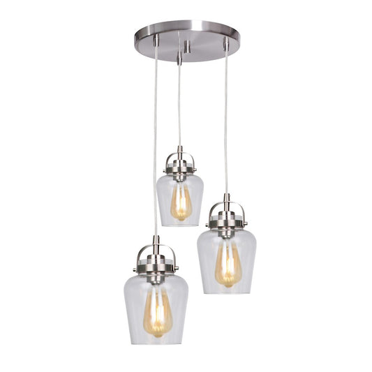3 Light 14" Pendant