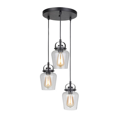 3 Light 14" Pendant