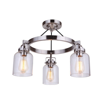 Craftmade Foxwood 3 Light Semi Flushmount