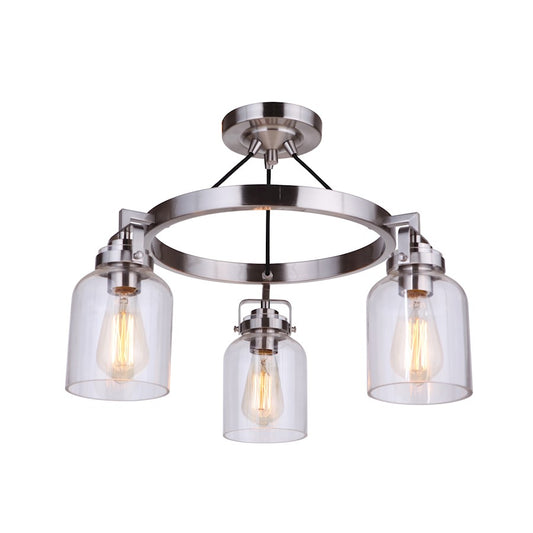 Craftmade Foxwood 3 Light Semi Flushmount