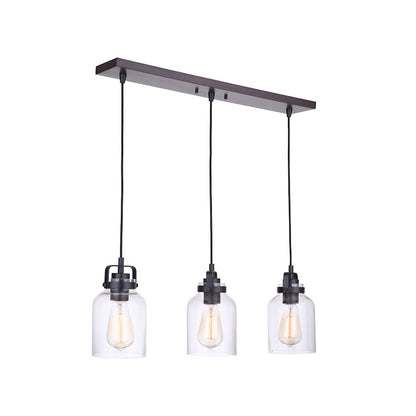 3 Light Linear Pendant