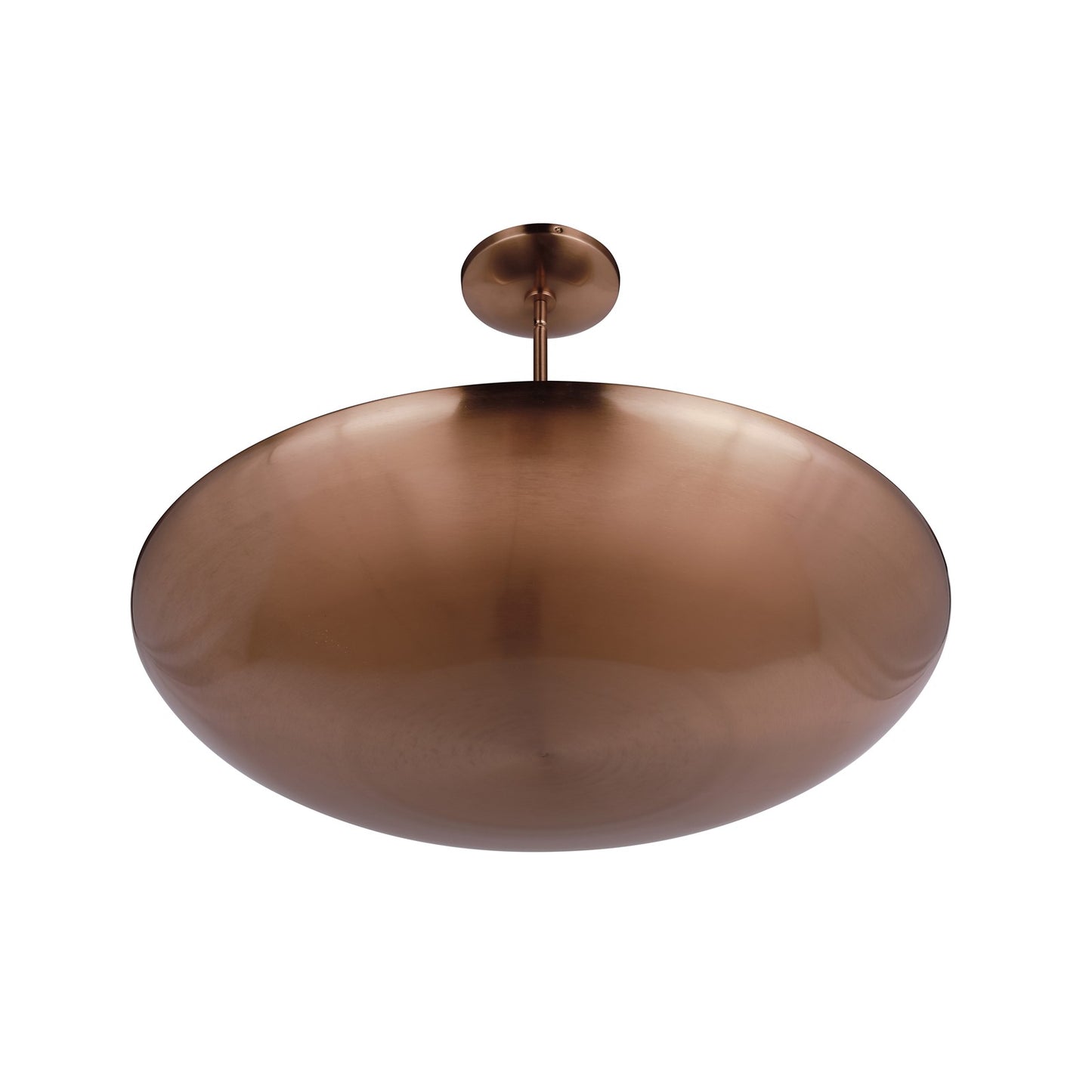 Craftmade Isabel 5 Light Semi-Flush, Satin Brass/Satin Brass
