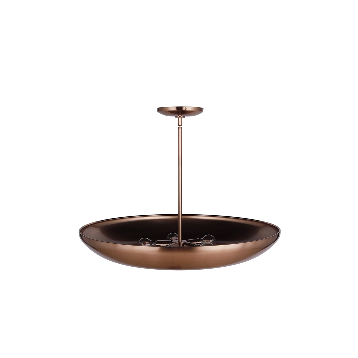 Craftmade Isabel 5 Light Semi-Flush, Satin Brass/Satin Brass