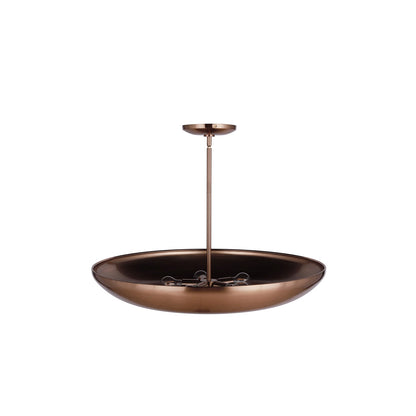 Craftmade Isabel 5 Light Semi-Flush, Satin Brass/Satin Brass